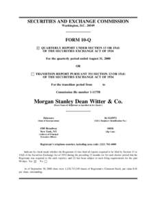 SECURITIES AND EXCHANGE COMMISSION Washington, D.C[removed]FORM 10-Q 嘺 QUARTERLY REPORT UNDER SECTION 13 OR 15(d) OF THE SECURITIES EXCHANGE ACT OF 1934