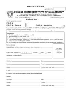 Public key certificate / States and territories of India / Education / Business / Education in Hyderabad /  India / Vignana Jyothi Institute of Management / Master of Business Administration