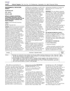 [removed]Federal Register / Vol. 68, No[removed]Wednesday, September 10, [removed]Proposed Rules ENVIRONMENTAL PROTECTION AGENCY