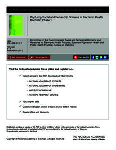 Academia / National academy / National Academy of Sciences / University of California /  Irvine / United States / Carola B. Eisenberg / Edward H. Shortliffe / United States National Academies / Science and technology in the United States / Institute of Medicine