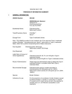 Organic chemistry / Chlortetracycline / Organochlorides / Eli Lilly and Company / Antibiotics / Antiparasitic agents / Tetracycline / King Pharmaceuticals / Salinomycin / Chemistry / Medicine / Tetracycline antibiotics