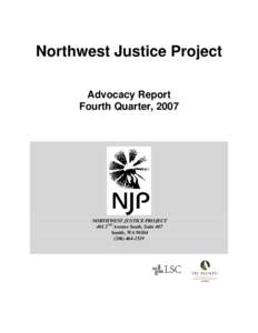 NORTHWEST JUSTICE PROJECT