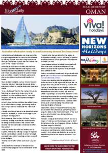 FEATURE REPORT  Travel Daily