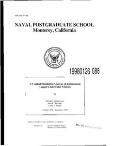 NPS-MA[removed]NAVAL POSTGRADUATE SCHOOL Monterey, California[removed]