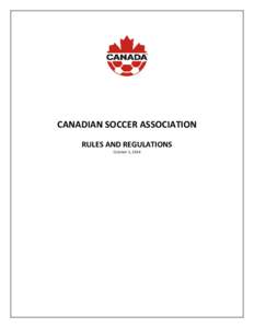 CANADIAN SOCCER ASSOCIATION