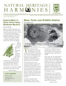 NATURAL HERITAGE  H A R MON I E S A publication of the Nongame and Natural Heritage Program