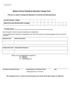 Microsoft Word - Medical School Residents Specialty Change Form.docx