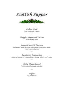 Scottish Supper  Cullen Skink With Arbroath Smokie *****