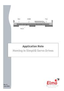 Homing in SimplIQ Servo Drives-Application Solutions