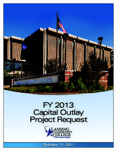FY 2013 Capital Outlay Project Request October 17, 2011