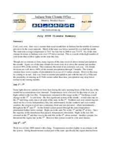 Microsoft Word - July 2008 Climate Summary.doc