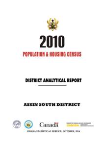 ASSIN SOUTH DISTRICT  Copyright © 2014 Ghana Statistical Service ii