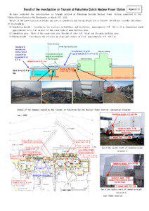 Result of the investigation on Tsunami at Fukushima Daiichi Nuclear Power Station  Appendix1