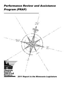 Performance Review and Assistance Program (PRAP[removed]Report to the Minnesota Legislature  For more information contact: Don Buckhout PRAP Coordinator
