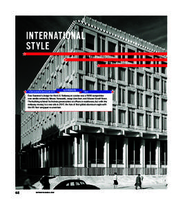 Grosvenor Square / Edward Durell Stone / Craig W. Hartman / Toronto City Hall / Architecture / Visual arts / Nationality / Fellows of the American Institute of Architects / Bureau of Overseas Buildings Operations / Eero Saarinen