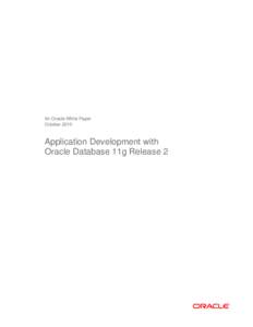 Application Development with Oracle Database 11g Release 2