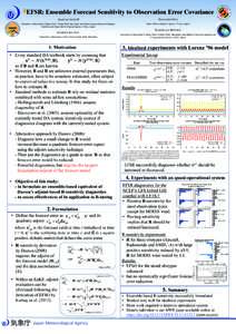 University of Maryland, College Park, College Park, Maryland, and Meteorological Research Institute, Tsukuba, and Japan Meteorological Agency, Tokyo, Japan ation- quasi-operational global EnKF system of the National onta