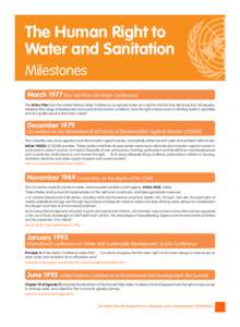 Health / Human rights instruments / United Nations observances / Hygiene / Water for Life Decade / Sewerage / UN-Water / Right to water / Human rights / United Nations / International relations / Water