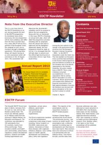 E D C T P  EDCTP Newsletter Vol 9, No 3