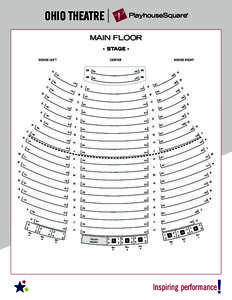 OHIO THEATRE MAIN FLOOR STAGE HOUSE LEFT  CENTER