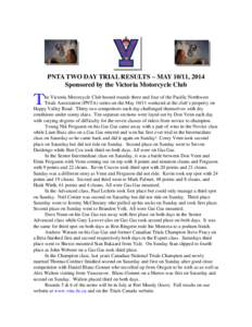 PNTA Trial 2014 Results.pub