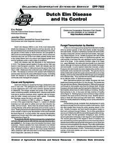 Oklahoma Cooperative Extension Service  EPP-7602 Dutch Elm Disease and Its Control