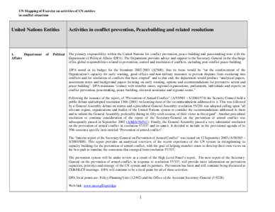 Microsoft Word - Map to UN system.doc