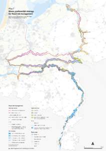 Map 7 Rivers, preferential strategy for flood risk management See for a correct interpretation of the map image, please see the explanation on page 55.