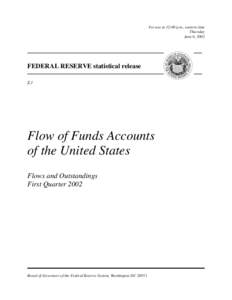 Flow of funds / Financial economics / Government-sponsored enterprise / Asset-backed security / Federal Reserve System / Commercial mortgage / Debt levels and flows / Global debt levels / Economics / Finance / Debt