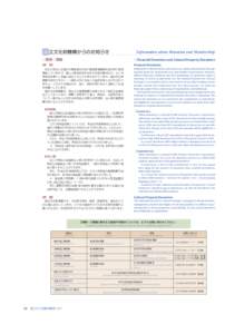 Information about Donation and Membership  国 立文化財機構からのお知らせ ○Financial Donations and Cultural Property Donations