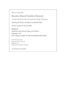 Asceticism / Christianity in Africa / Liturgy of the Hours / Typikon / Theodore the Studite / Monastery of Stoudios / Sabbas the Sanctified / Canonical hours / Pachomius / Christianity / Eastern Orthodoxy / Eastern Catholicism