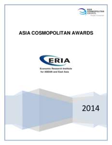 ASIA COSMOPOLITAN AWARDS  2014 Introduction