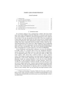 Equity / Tort law / Contract law / Punitive damages / Tort / Dishonest assistance / Damages / Fiduciary / Cause of action / Law / Restitution / Judicial remedies