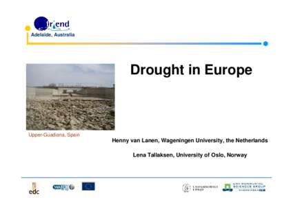 Drought in Europe HvLanen FINAL 15April2008