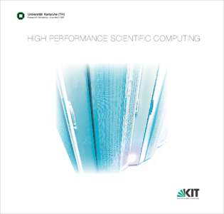 Research University foundedHIGH PERFORMANCE SCIENTIFIC COMPUTING Karlsruhe Institute of Technology
