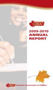 [removed]ANNUAL REPORT Atlantic Association of CBDCs