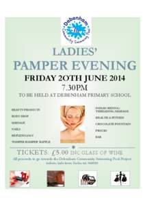 LADIES’  PAMPER EVENING