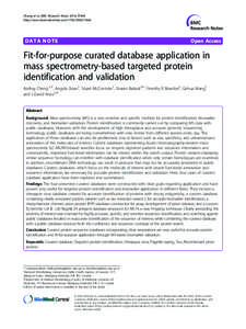 Bioinformatics / Enterobacteria / Gram-negative bacteria / Gut flora / Proteomics / Flagellin / Escherichia coli / Mass spectrometry software / Sequence database / Bacteria / Microbiology / Biology