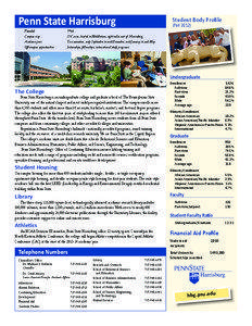 Pennsylvania State University / Coalition of Urban and Metropolitan Universities / Penn State Harrisburg / Harrisburg /  Pennsylvania / Harrisburg University of Science and Technology / University of Maryland /  Baltimore County Majors and Programs / Pennsylvania / American Association of State Colleges and Universities / Middle States Association of Colleges and Schools