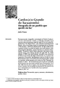 Cardos(z)o Grande de Tacuarembó