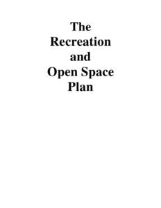 Microsoft Word - Recreation and Open Space Chapter.doc