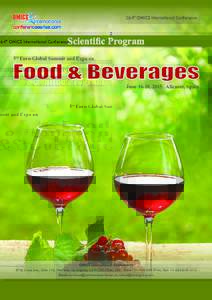 264th OMICS International Conference  Scientific Program 5th Euro-Global Summit and Expo on  Food & Beverages