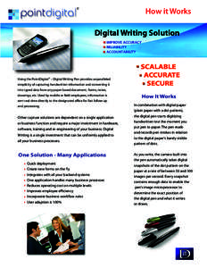 How it Works  © Digital Writing Solution IMPROVE ACCURACY