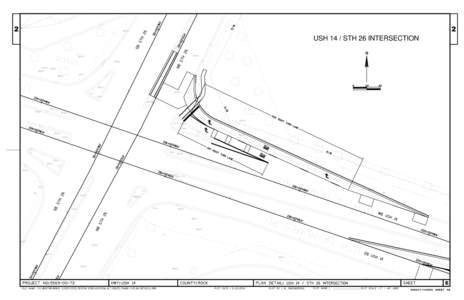 IProject, Central Segment (County O-Dane/Rock County line), map - Intersection Improvements at US 14 and WIS 26, Alternate Route PIM, February 18, 2014