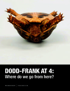 DODD-FRANK AT 4:  Where do we go from here? INSIDE 3