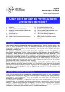 L'Iran est-il en train de mettre au point (pdf, 312 kb)