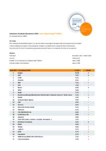 trendence Graduate Barometer Switzerland[removed]Engineering/IT Edition - Rankings