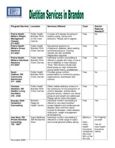 Microsoft Word - Dietitian Services Nov 2009.doc