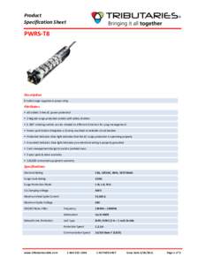 Product	
  	
   Specification	
  Sheet	
      PWRS-­‐T8	
  