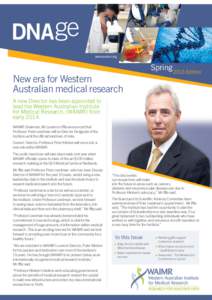 DNAge WAIMR Newsletter of the Western Australian Institute for Medical Research